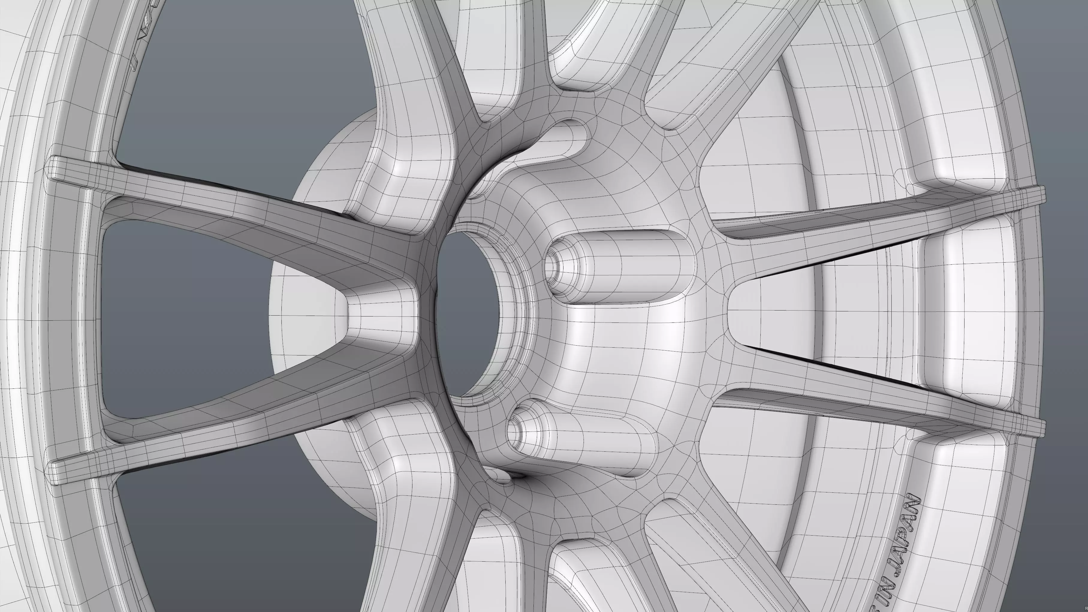 RAYS GRAM LIGHTS 57XR Low-poly 3D model_31