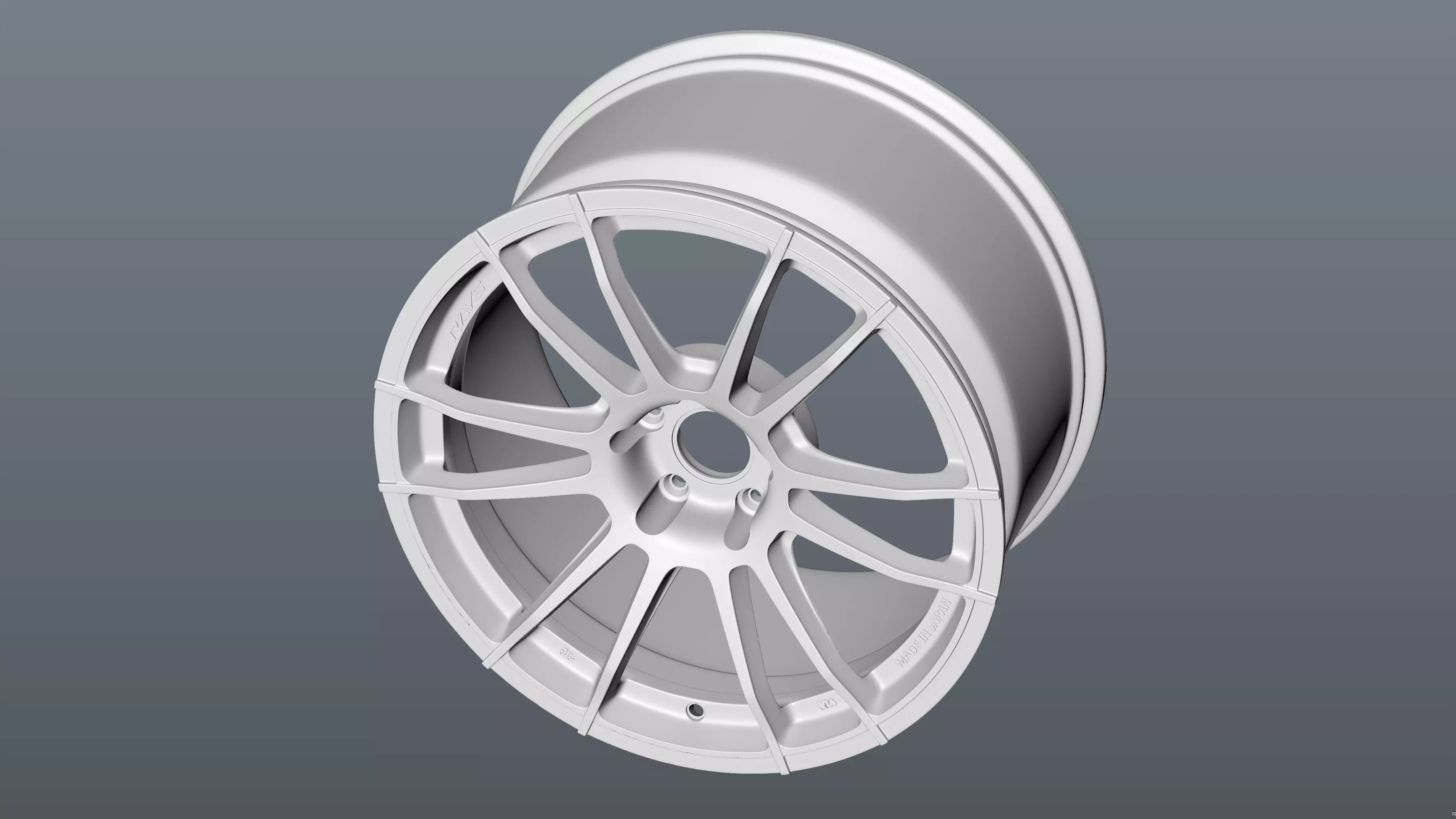 RAYS GRAM LIGHTS 57XR Low-poly 3D model_14