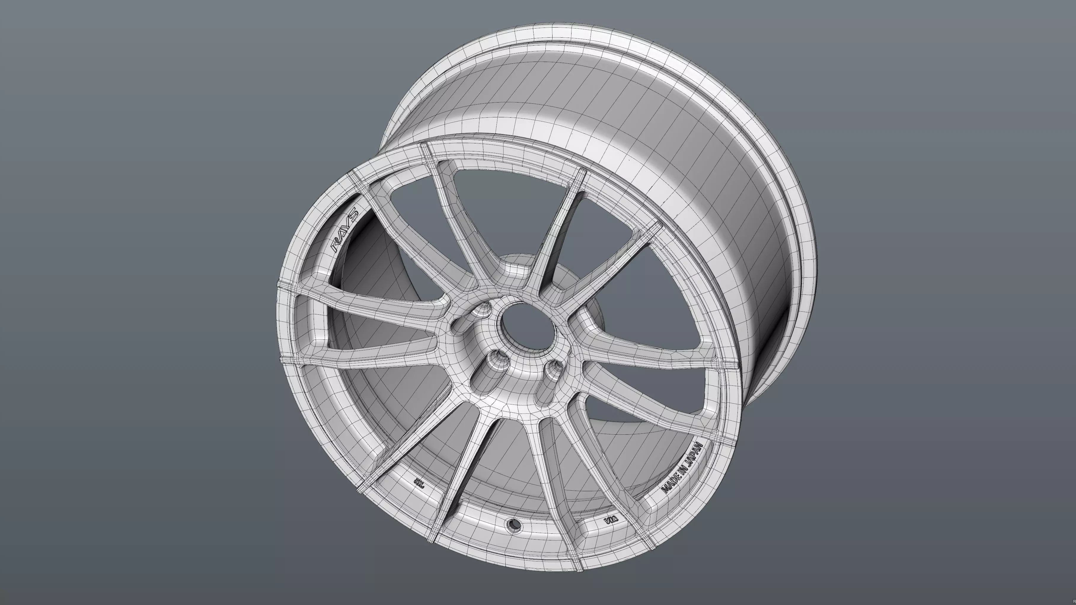 RAYS GRAM LIGHTS 57XR Low-poly 3D model_25