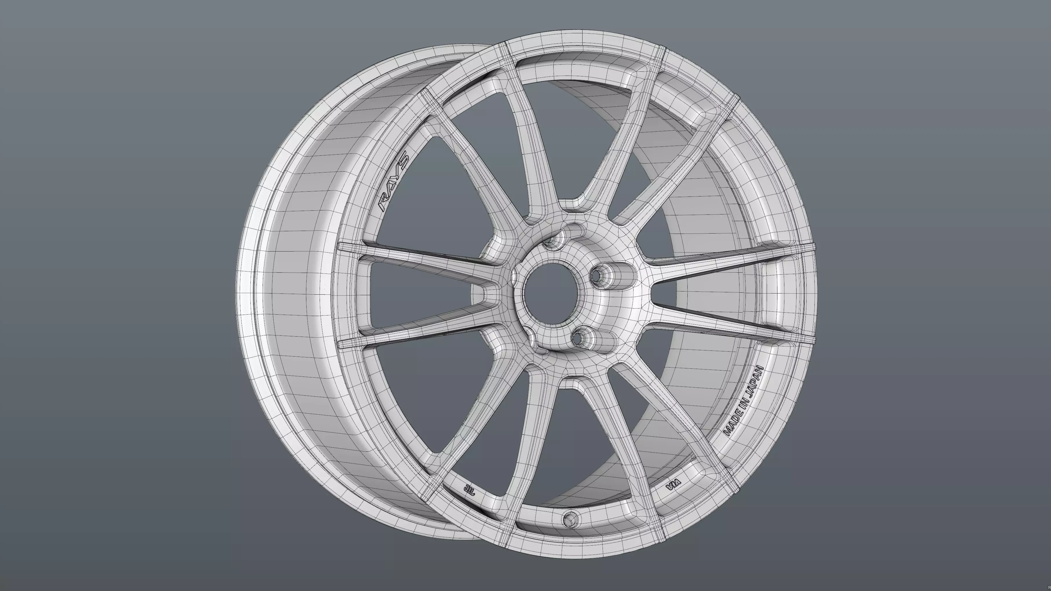 RAYS GRAM LIGHTS 57XR Low-poly 3D model_23