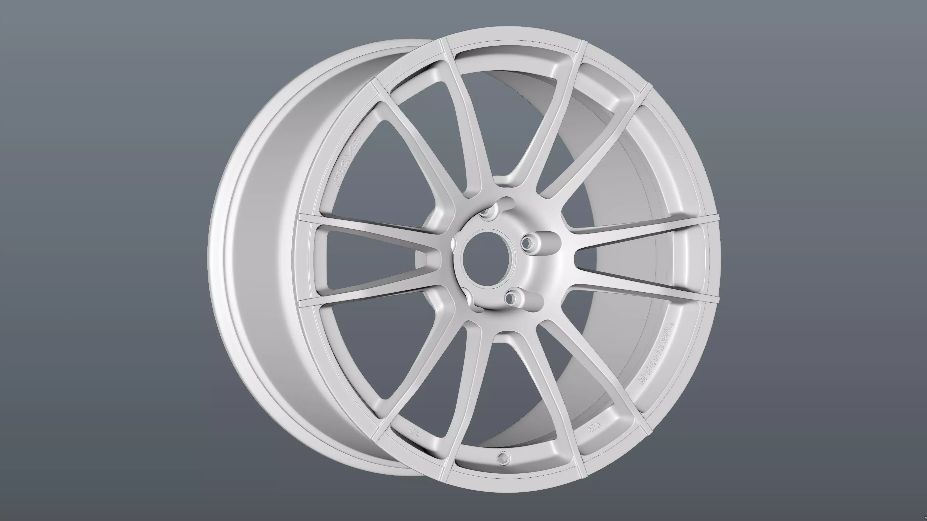 RAYS GRAM LIGHTS 57XR Low-poly 3D model_12