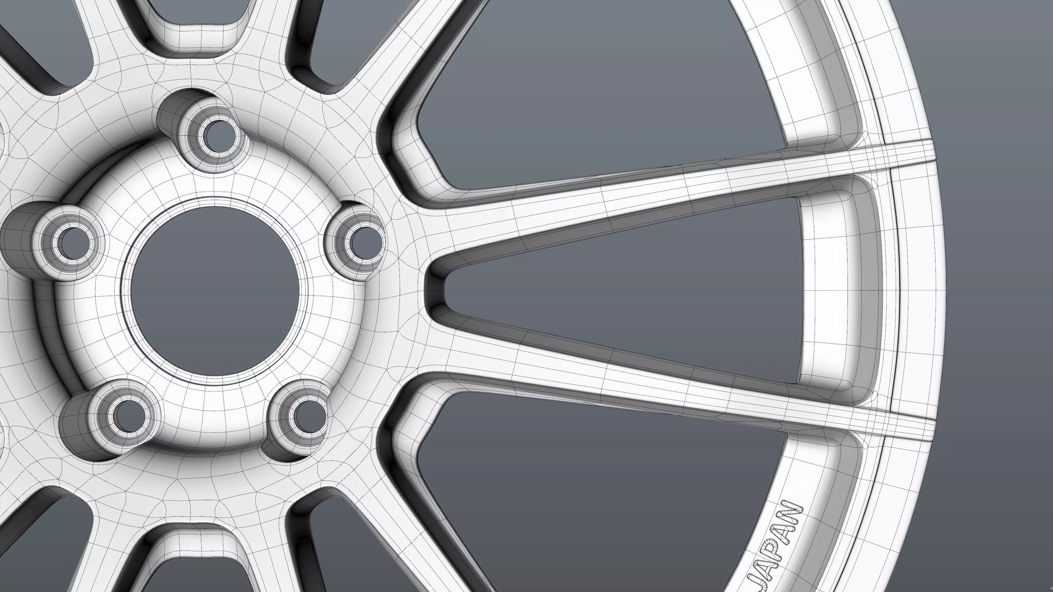 RAYS GRAM LIGHTS 57XR Low-poly 3D model_33