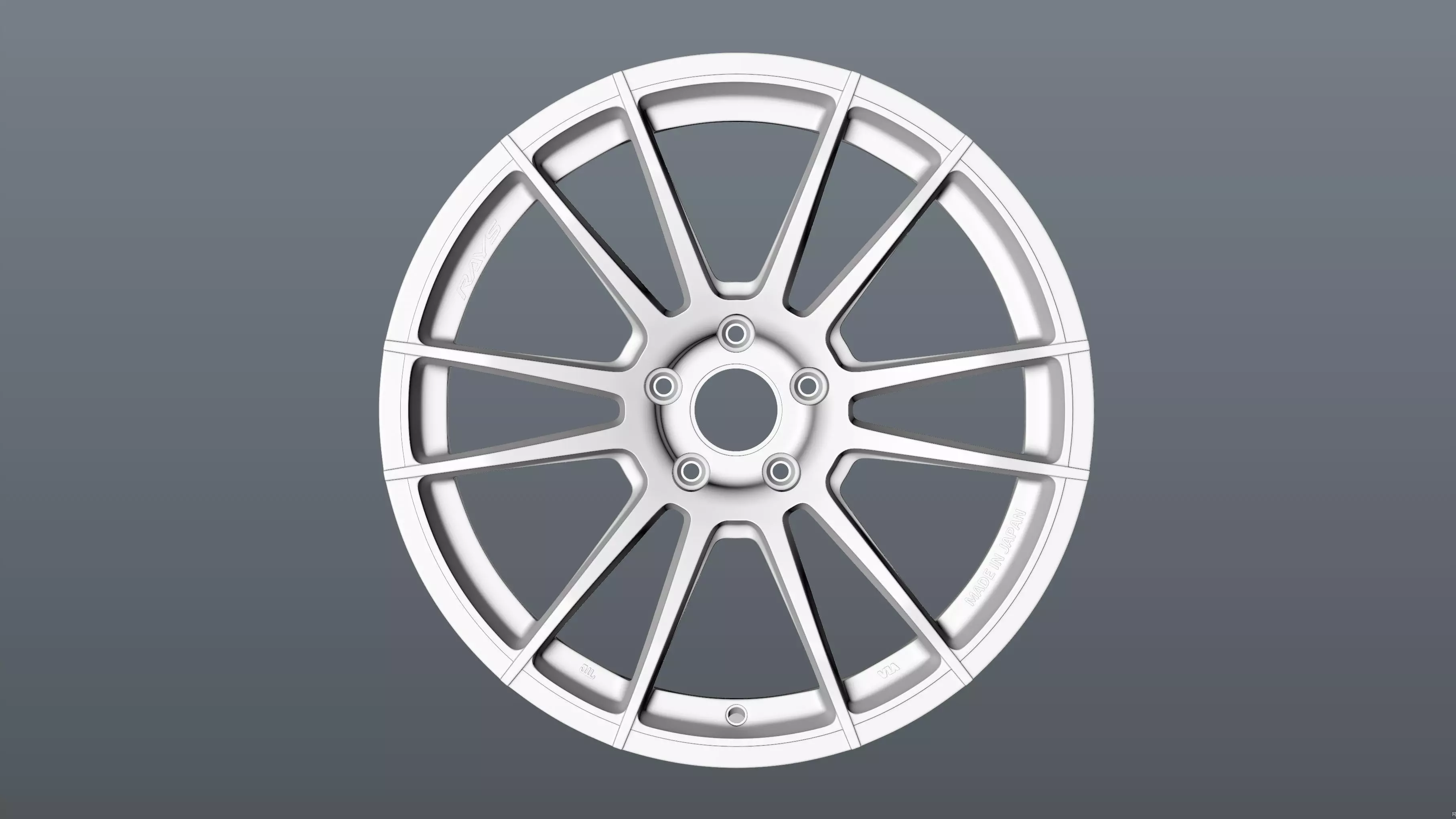 RAYS GRAM LIGHTS 57XR Low-poly 3D model_13