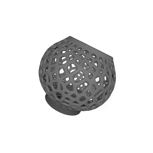 Voronoi Style 3D Print Pot Holder Modern Decorative Art