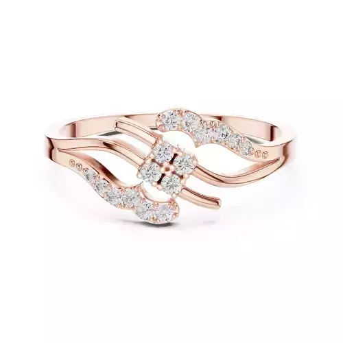 Round Cut Diamond Engagement Wedding Ring 3DM STL Video