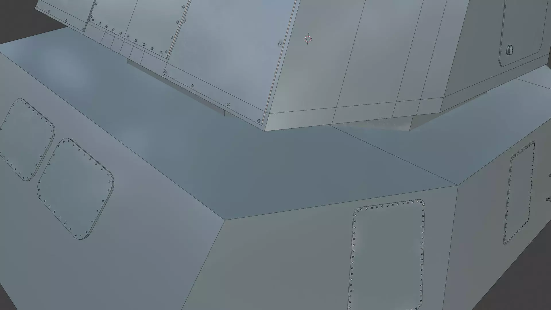 Oto Melara 127 64 Lightweight LW naval gun mount 3D model_10