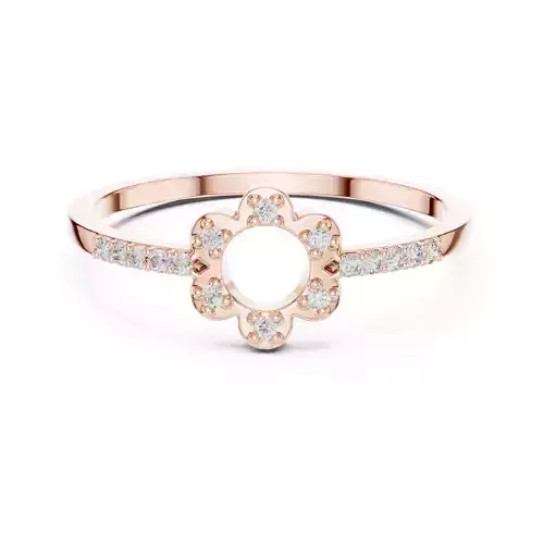 Round Cut Diamond Engagement Wedding Ring 3DM STL Video