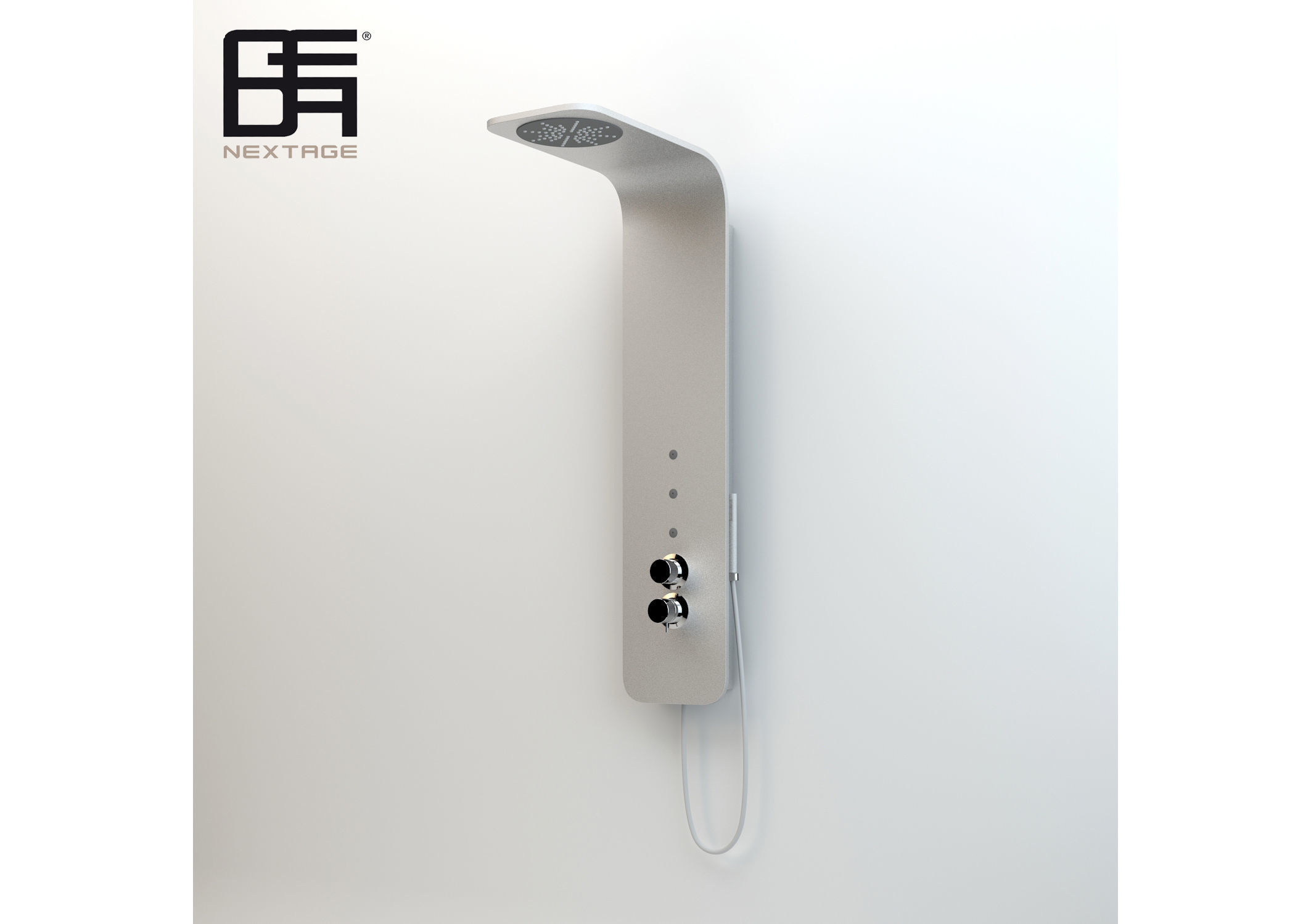 Shower Column Geda 200 Thermostatic