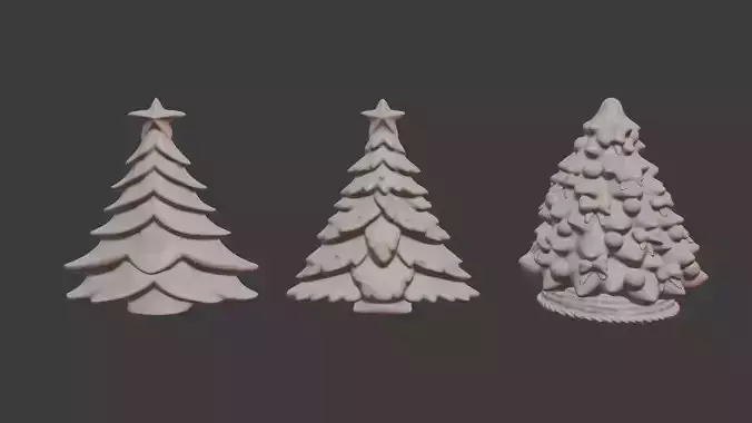  Christmas trees for 3D printing 3D print model