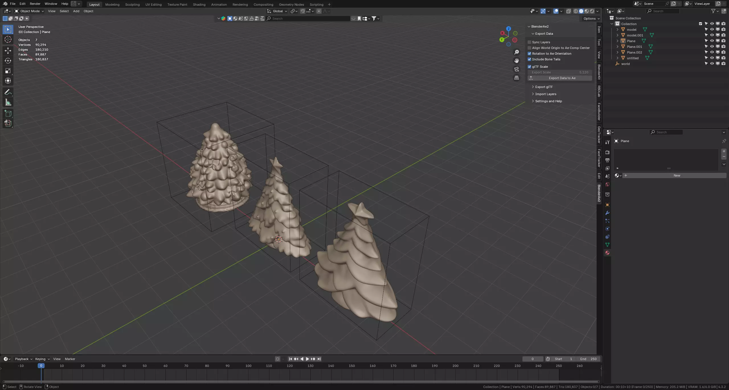  Christmas trees for 3D printing 3D print model_2