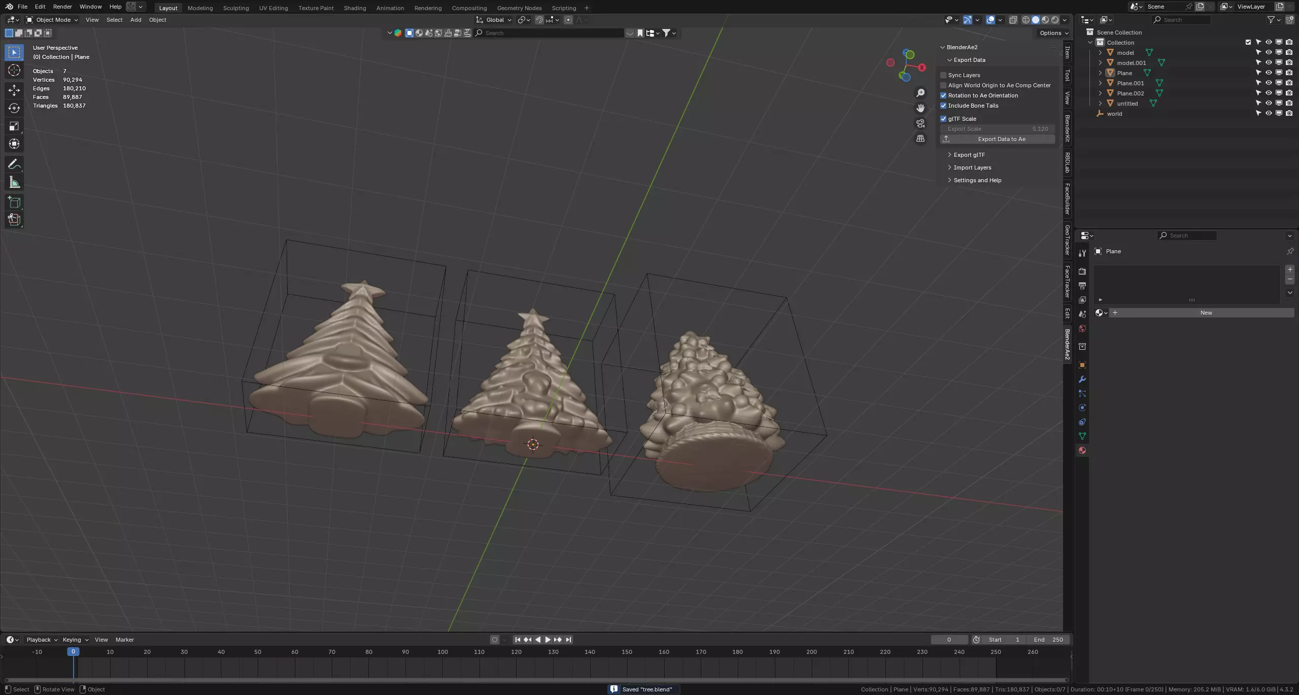  Christmas trees for 3D printing 3D print model_3