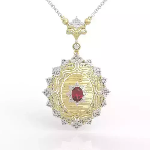 Premium Vintage Royal Pendant Necklace
