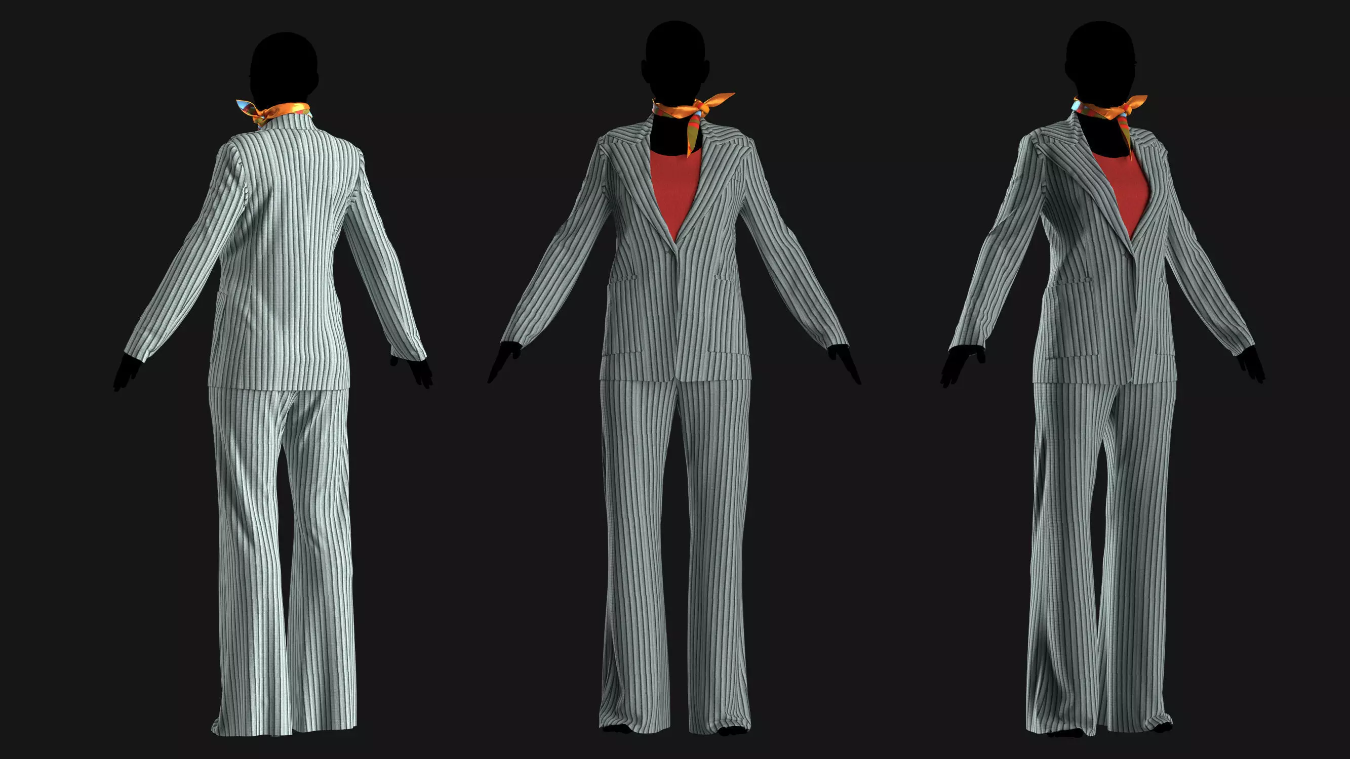 5 Female Outfit Collection 3D model_4