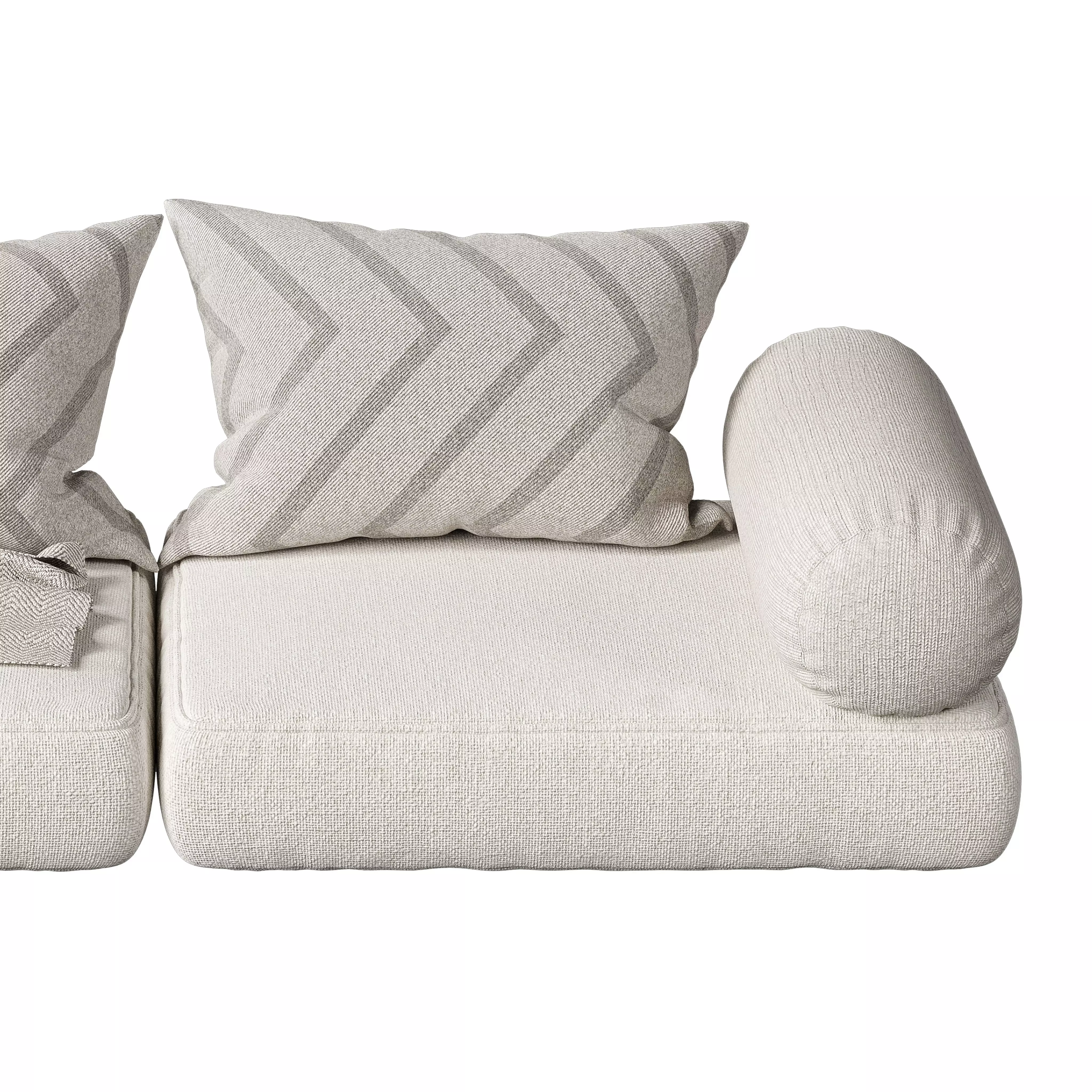 Seat Pillow Set 04 3D model_4