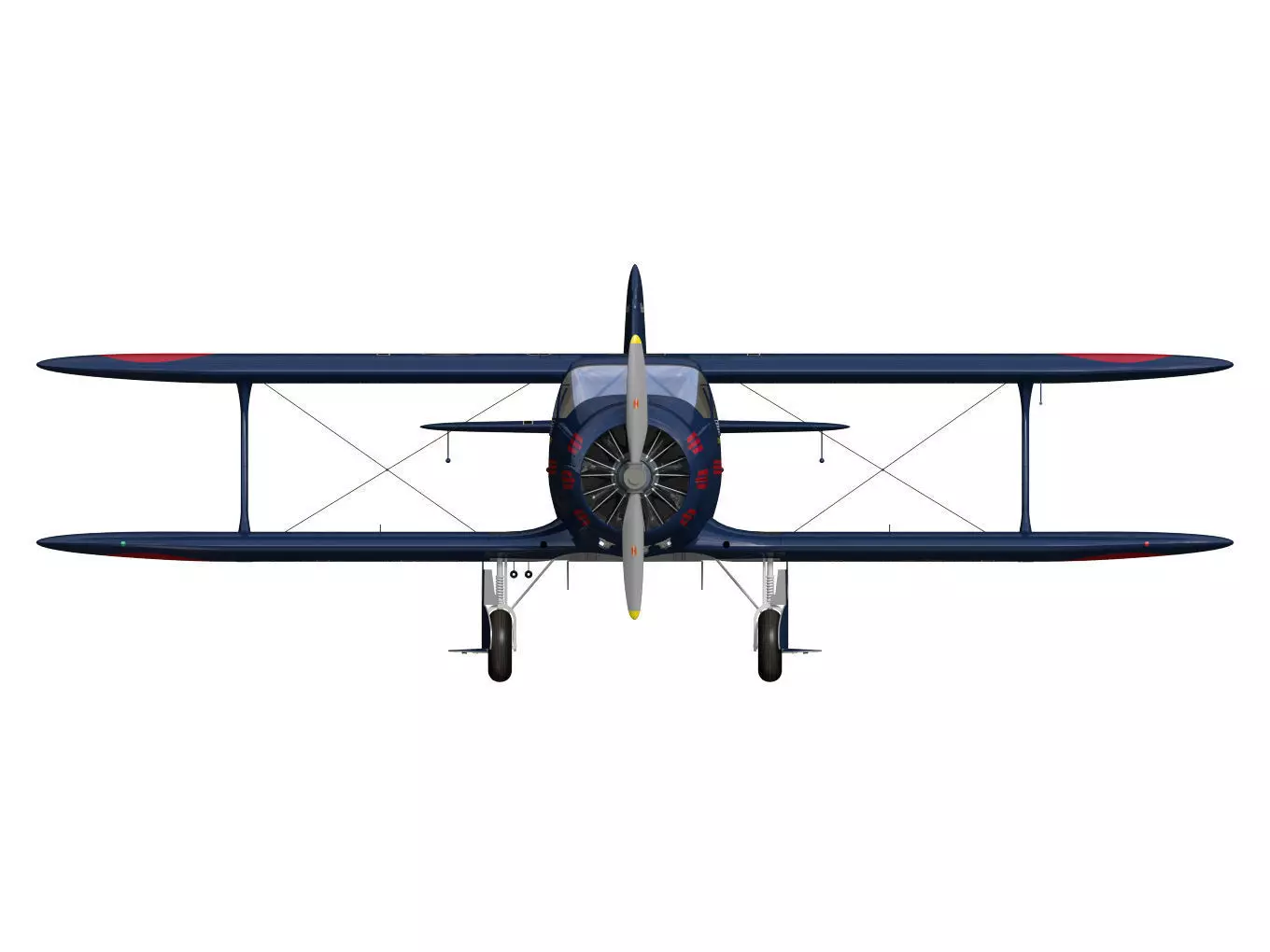 Beechcraft Model C17E Staggerwing 3D model_11