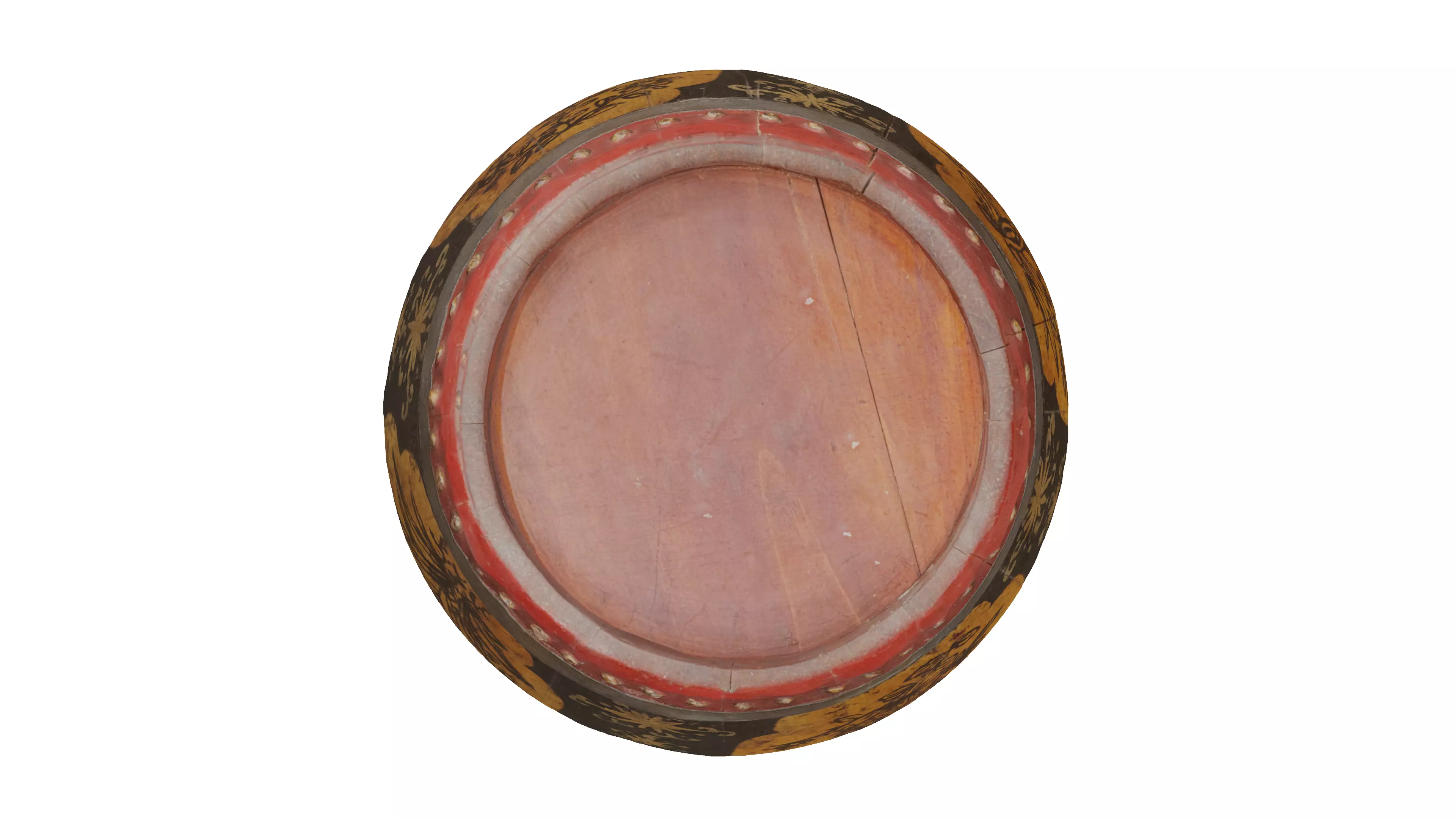 chinese antique snack box Low-poly 3D model_1