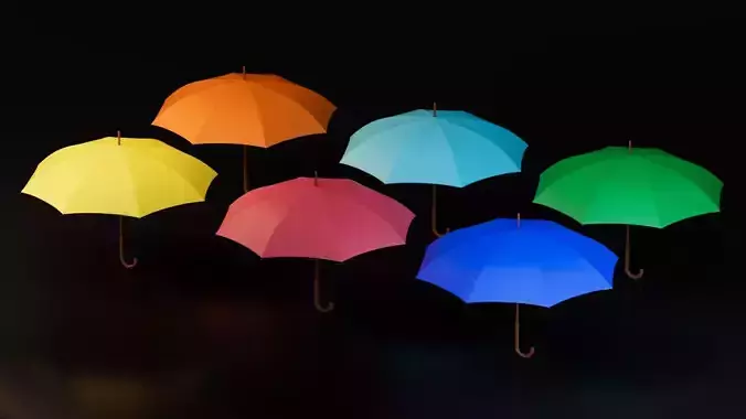 Colorful Umbrella Pack
