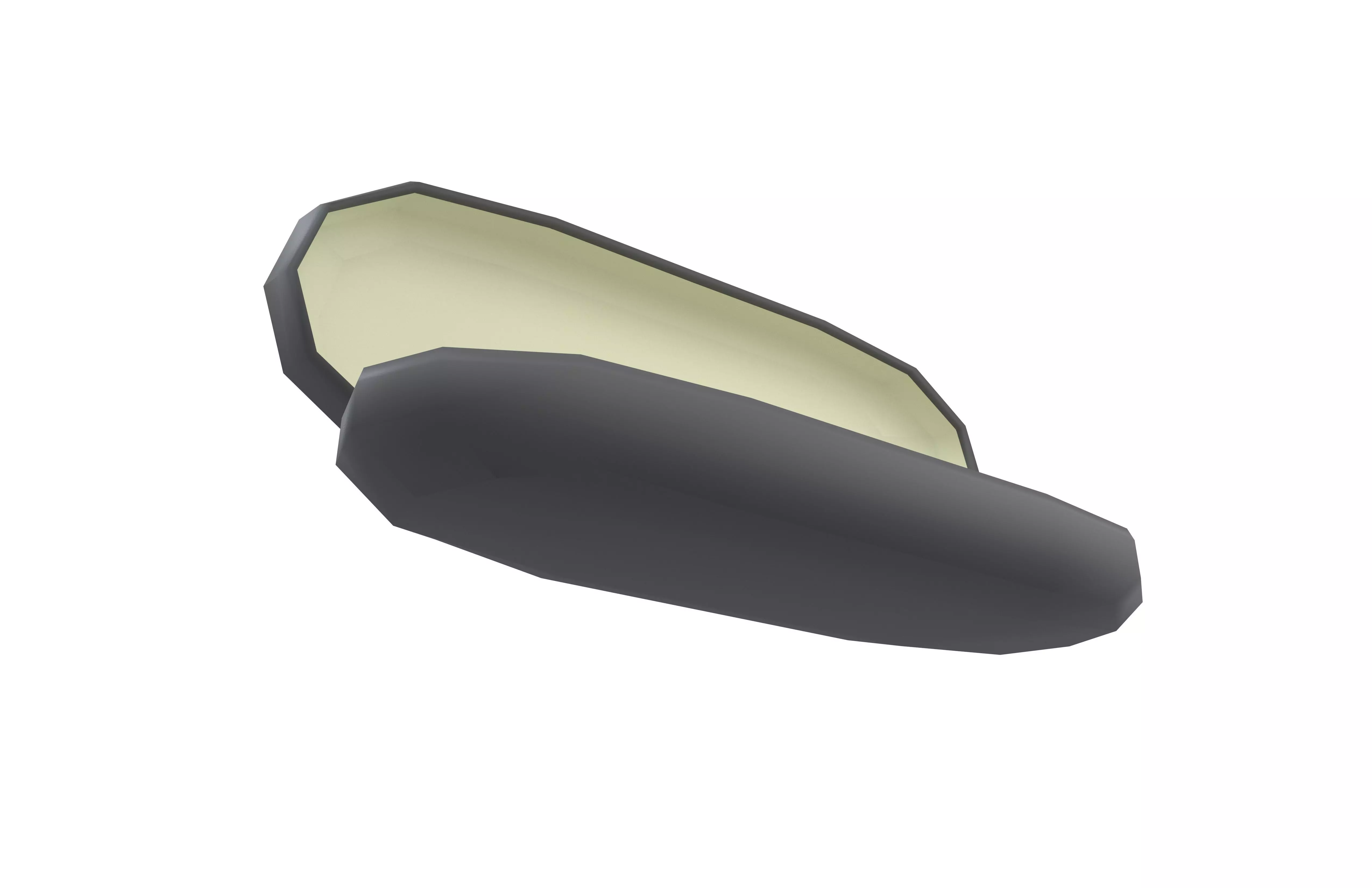 Eyeglasses Empty Case v1 001 Low-poly 3D model_3