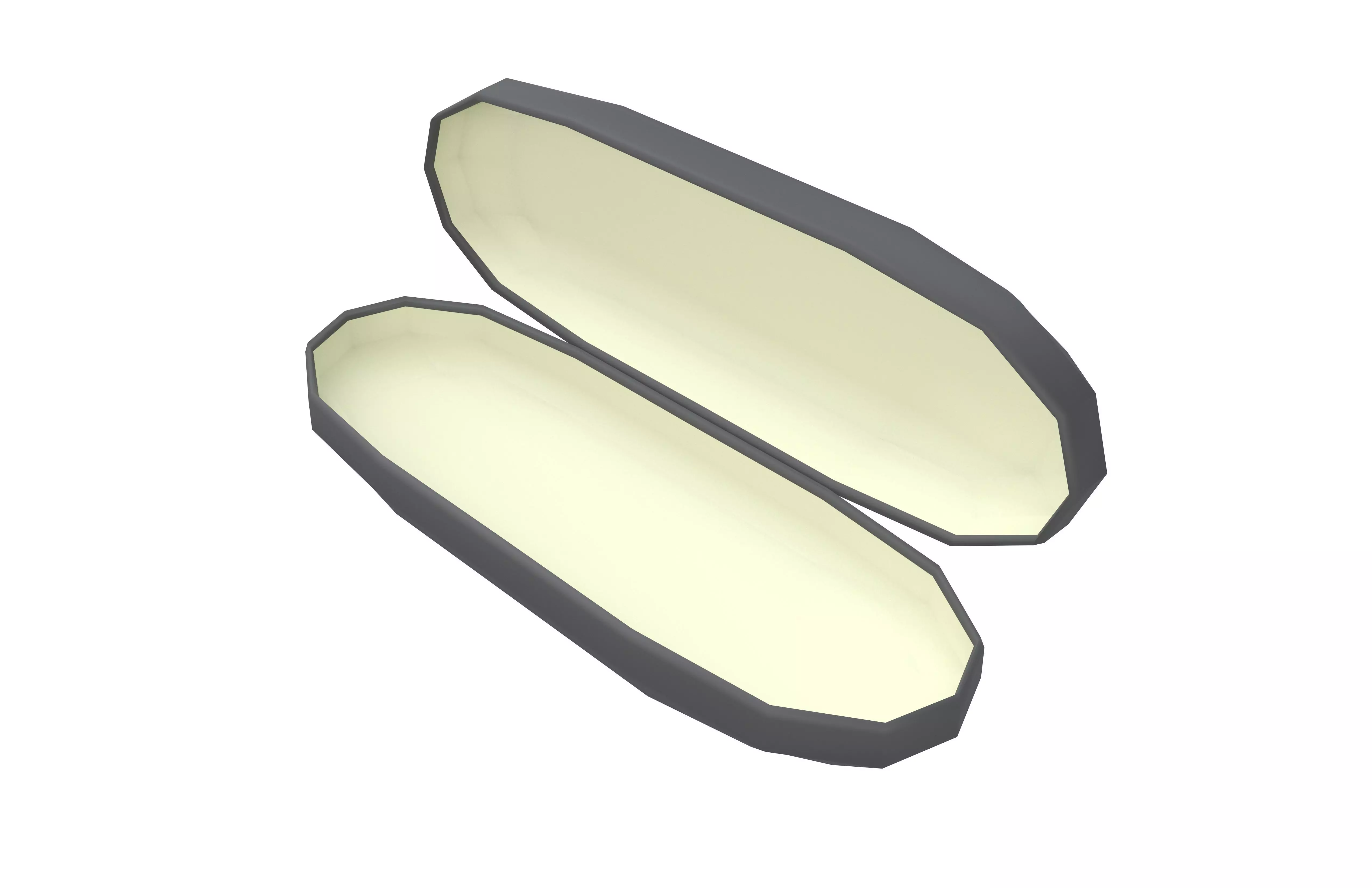 Eyeglasses Empty Case v1 001 Low-poly 3D model_2