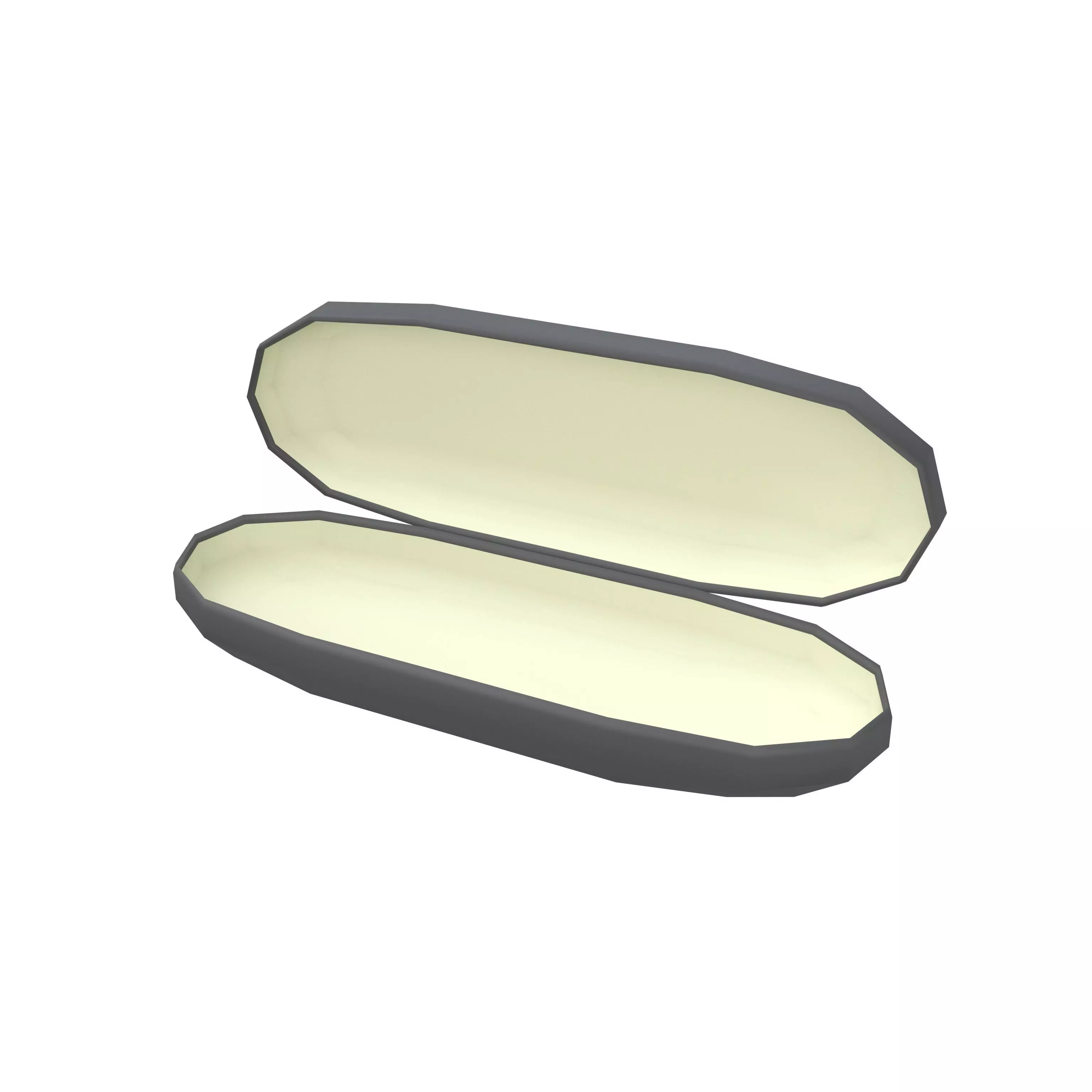 Eyeglasses Empty Case v1 001 Low-poly 3D model_0