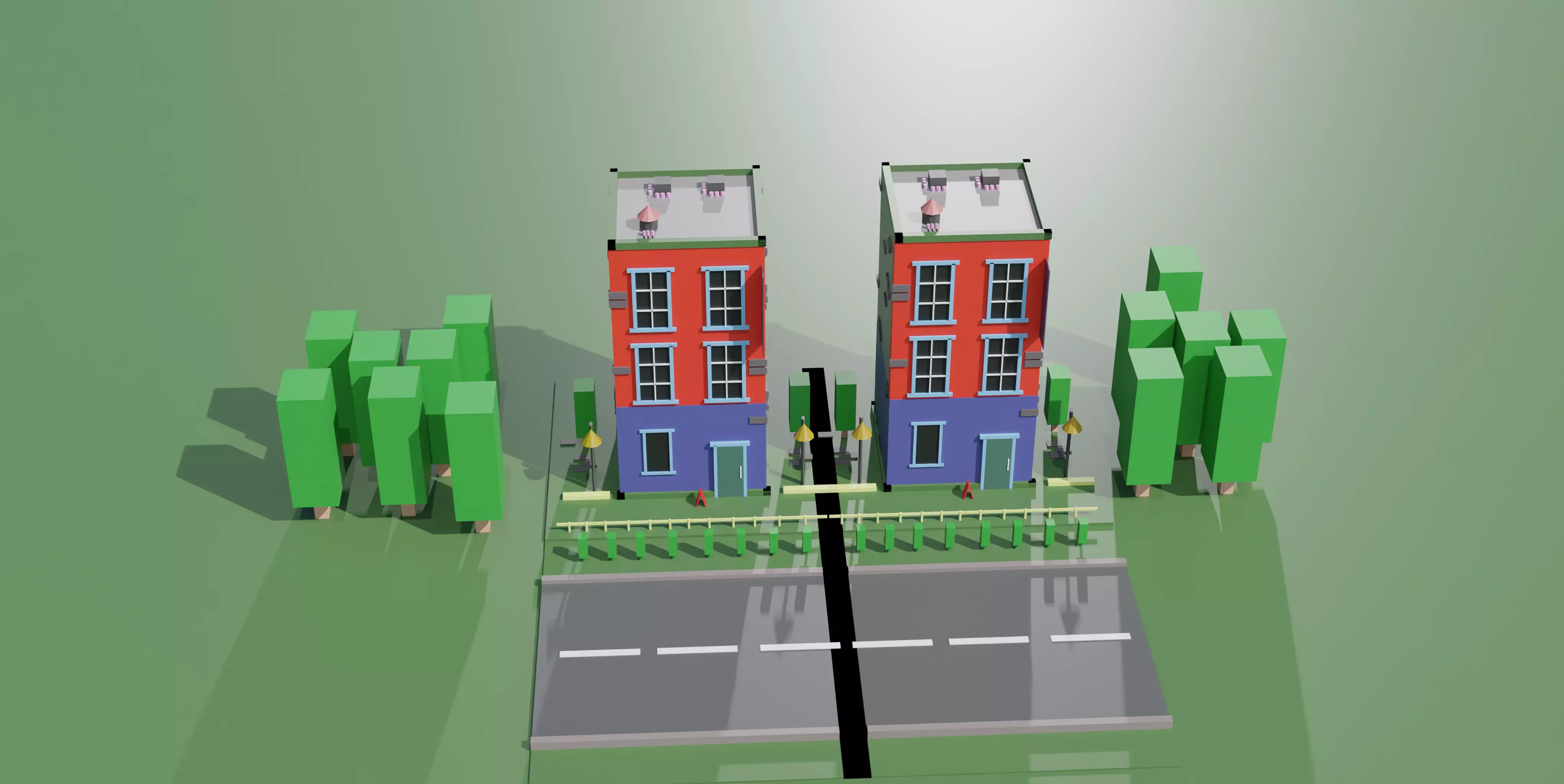 LOW POLY ENVIRONMENT ASSETS Low-poly 3D model_8