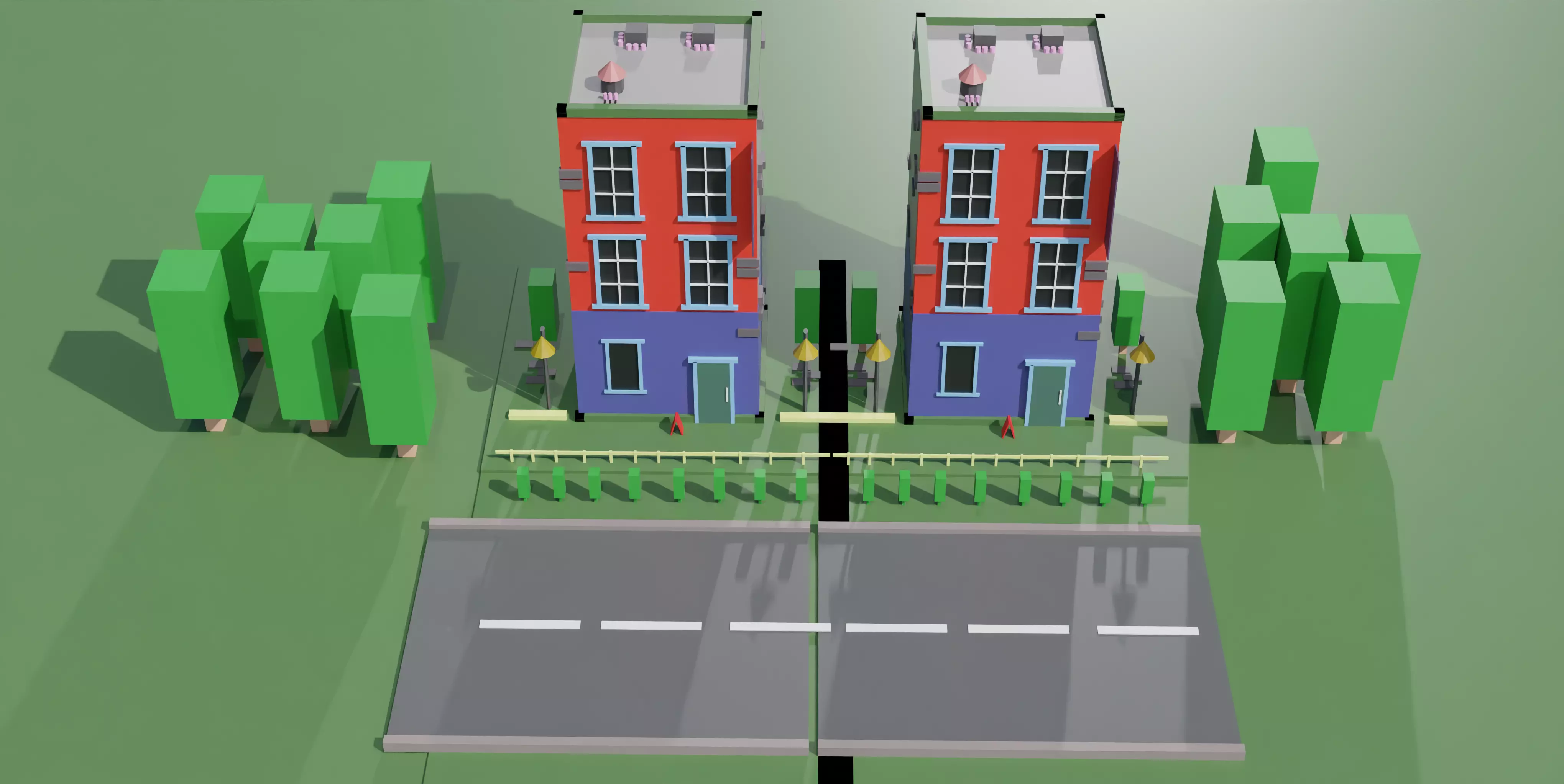 LOW POLY ENVIRONMENT ASSETS Low-poly 3D model_11