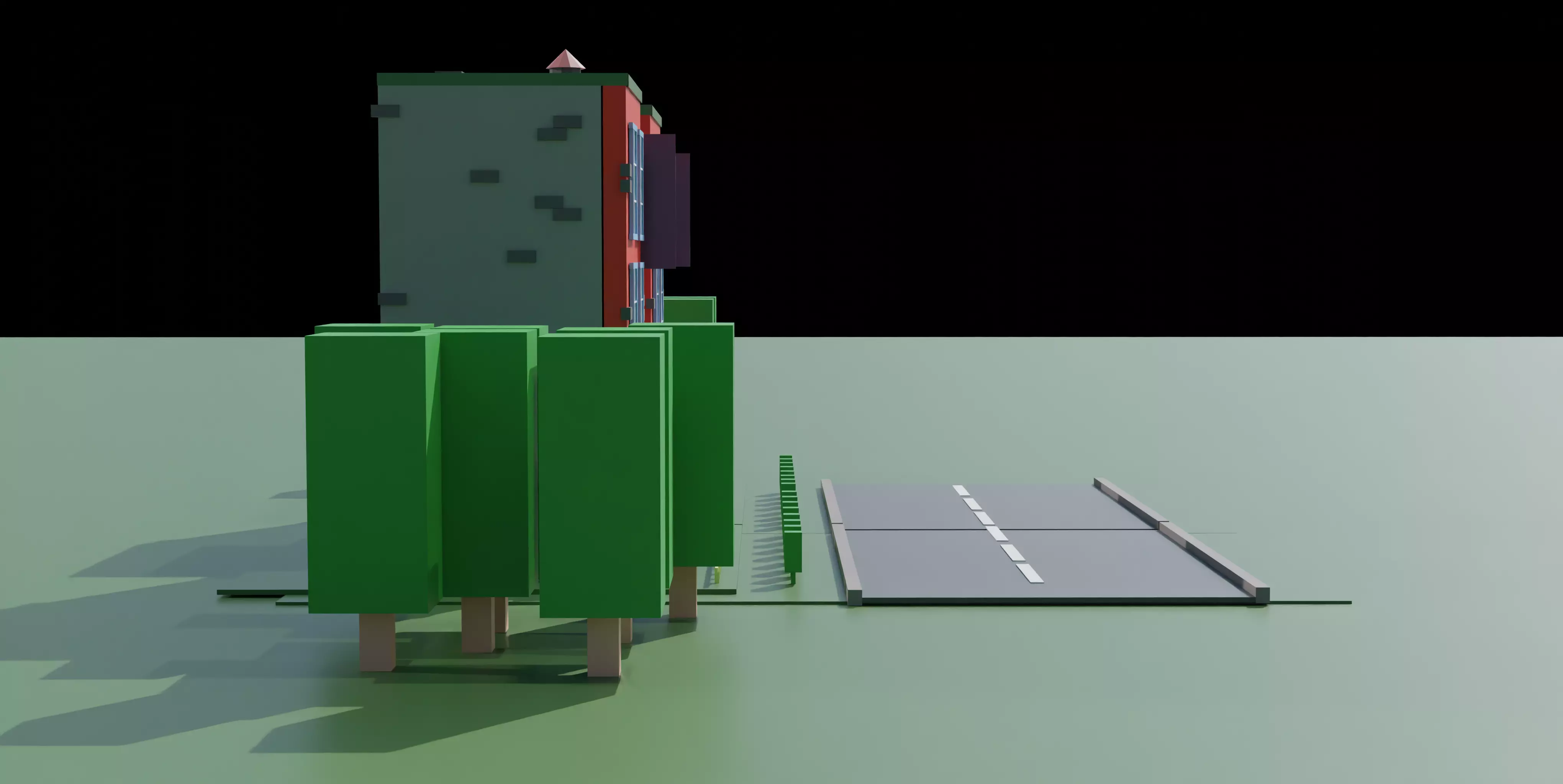 LOW POLY ENVIRONMENT ASSETS Low-poly 3D model_17