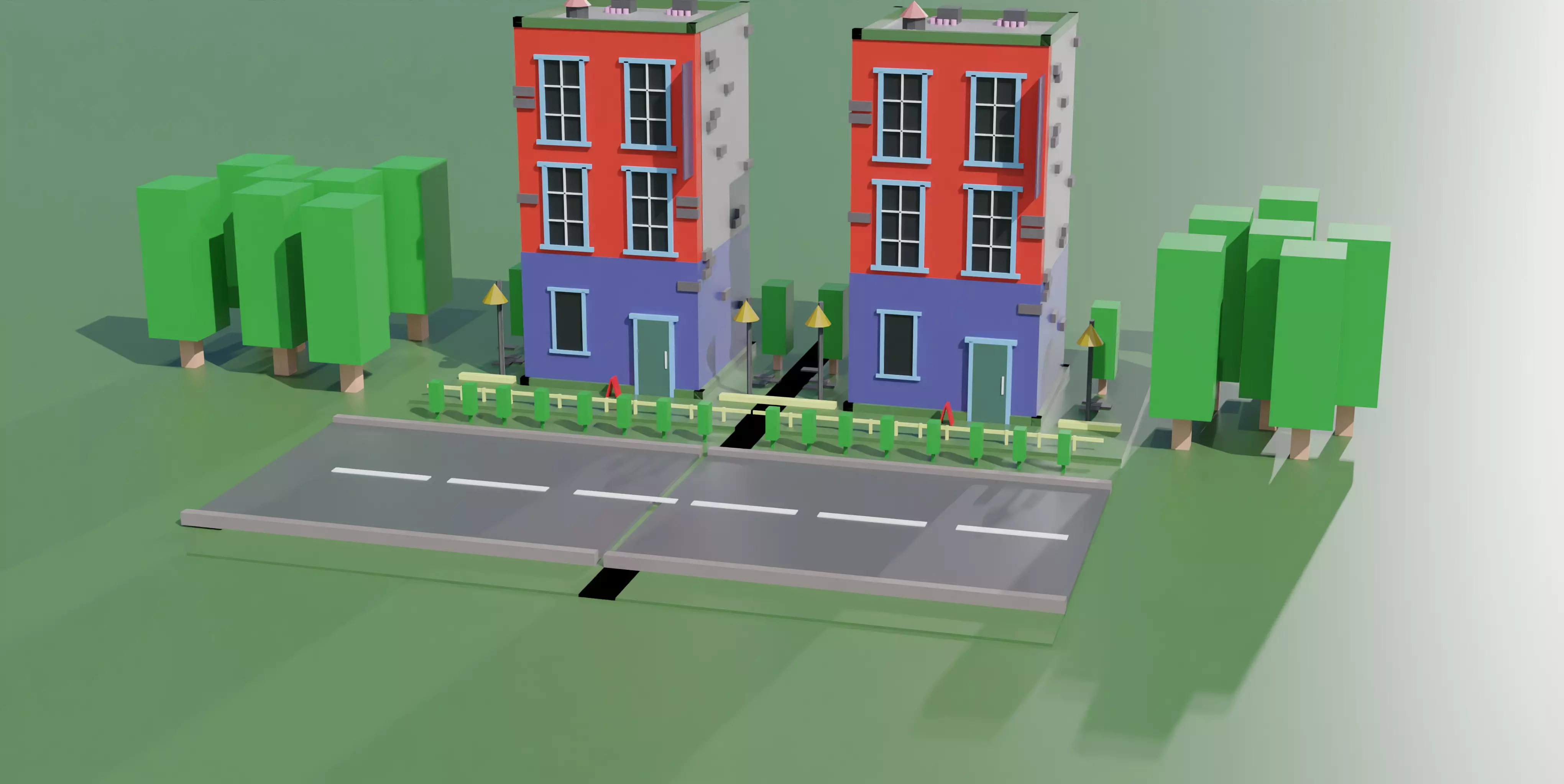 LOW POLY ENVIRONMENT ASSETS Low-poly 3D model_13