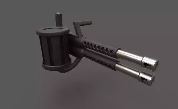 Heavy gameready minigun
