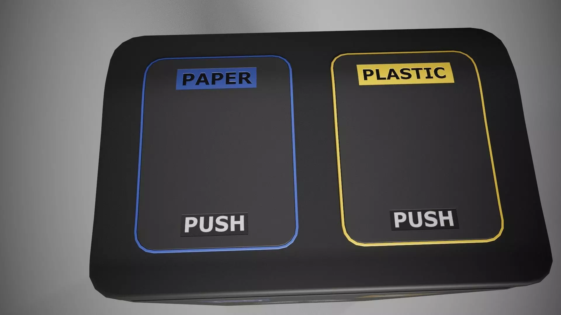 Trash Low-poly 3D model_7