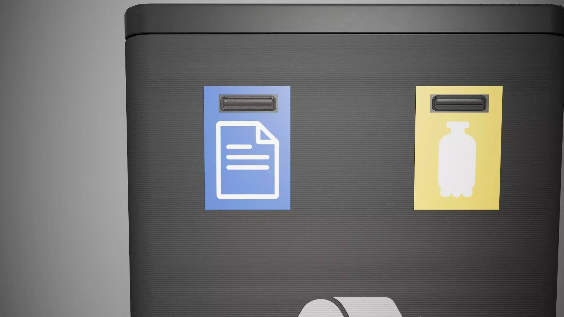 Trash Low-poly 3D model_6