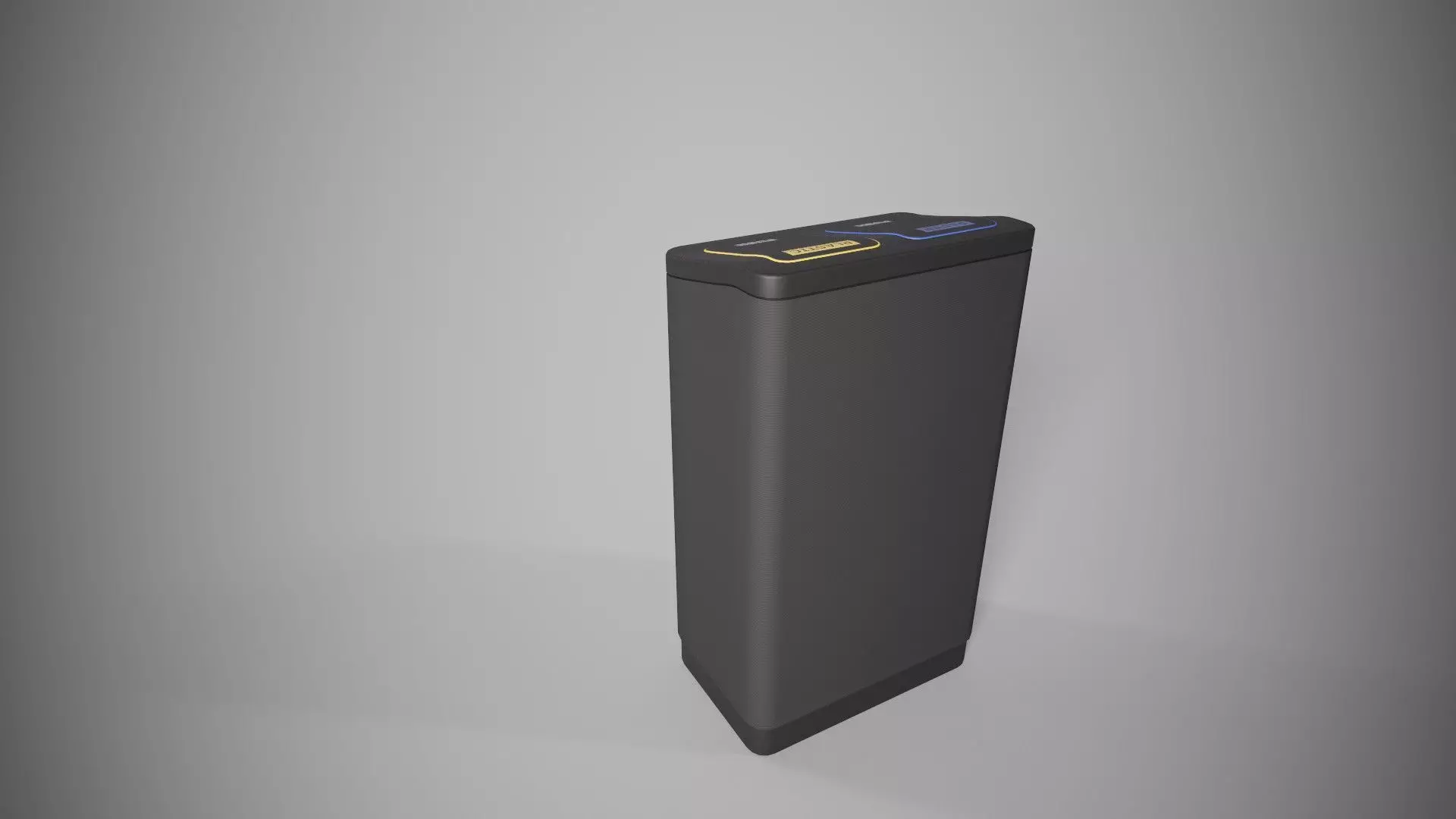 Trash Low-poly 3D model_4