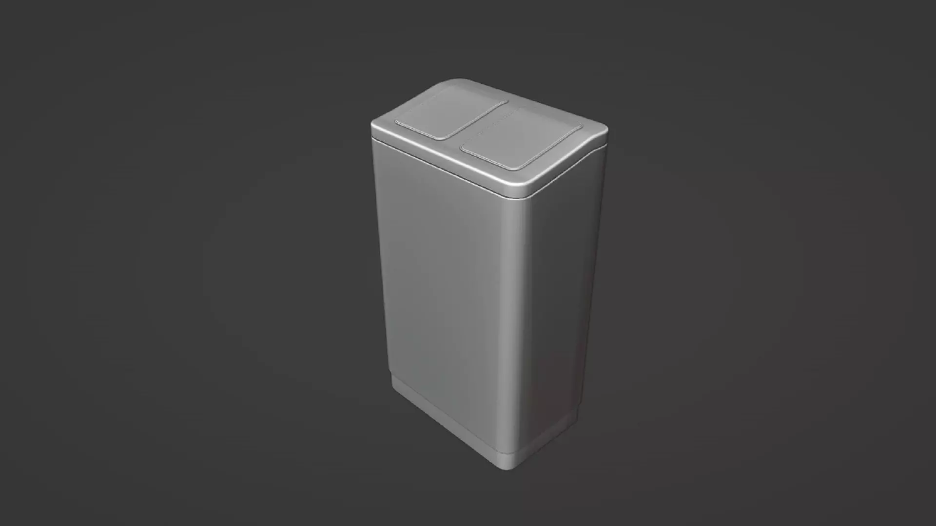 Trash Low-poly 3D model_12