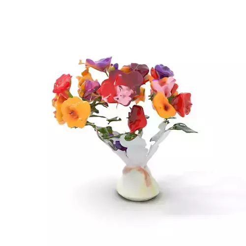 Vibrant Floral Bouquet model pack