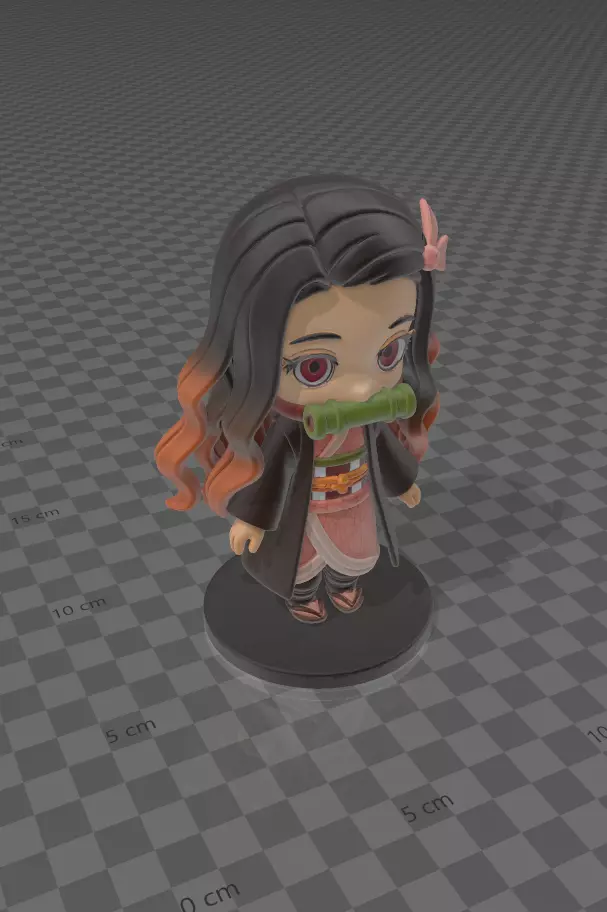 Nezuko kamado demon slayer 3D print model_5