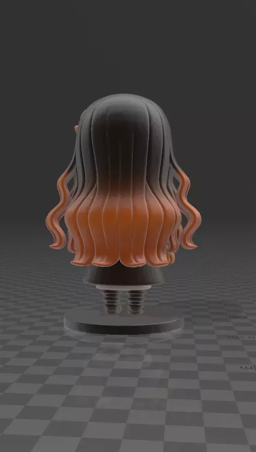 Nezuko kamado demon slayer 3D print model_4