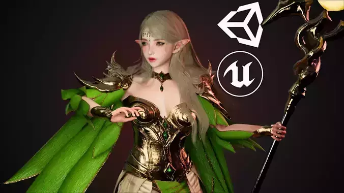 Elf Girl - GameReady 