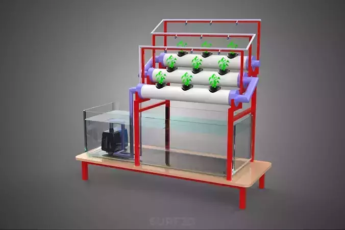 PLANT CULTIVATION HYDROPONIC WATER CYCLE TANK PUMP NOZZLE SPRAY