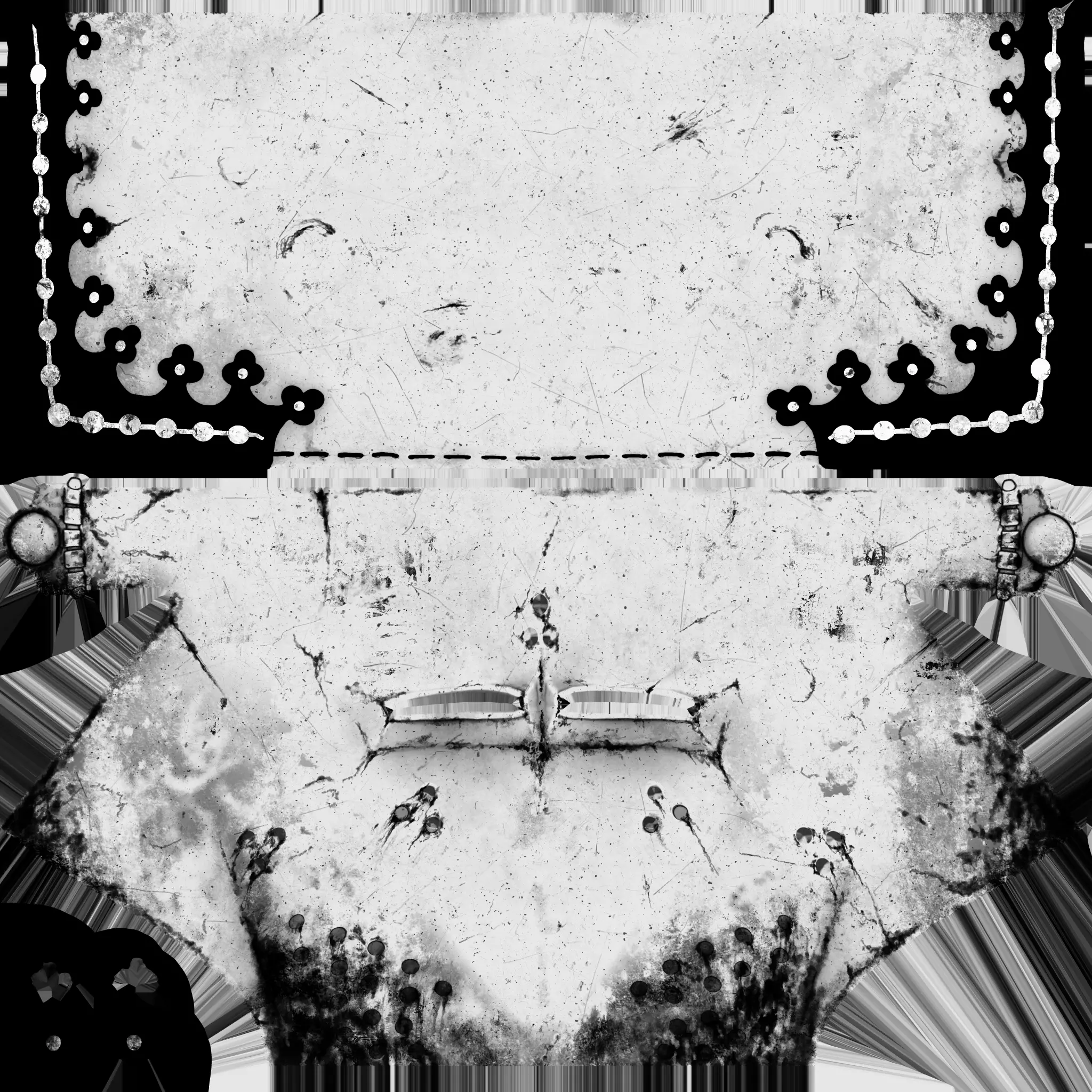 Bascinet helmet Low-poly 3D model_14