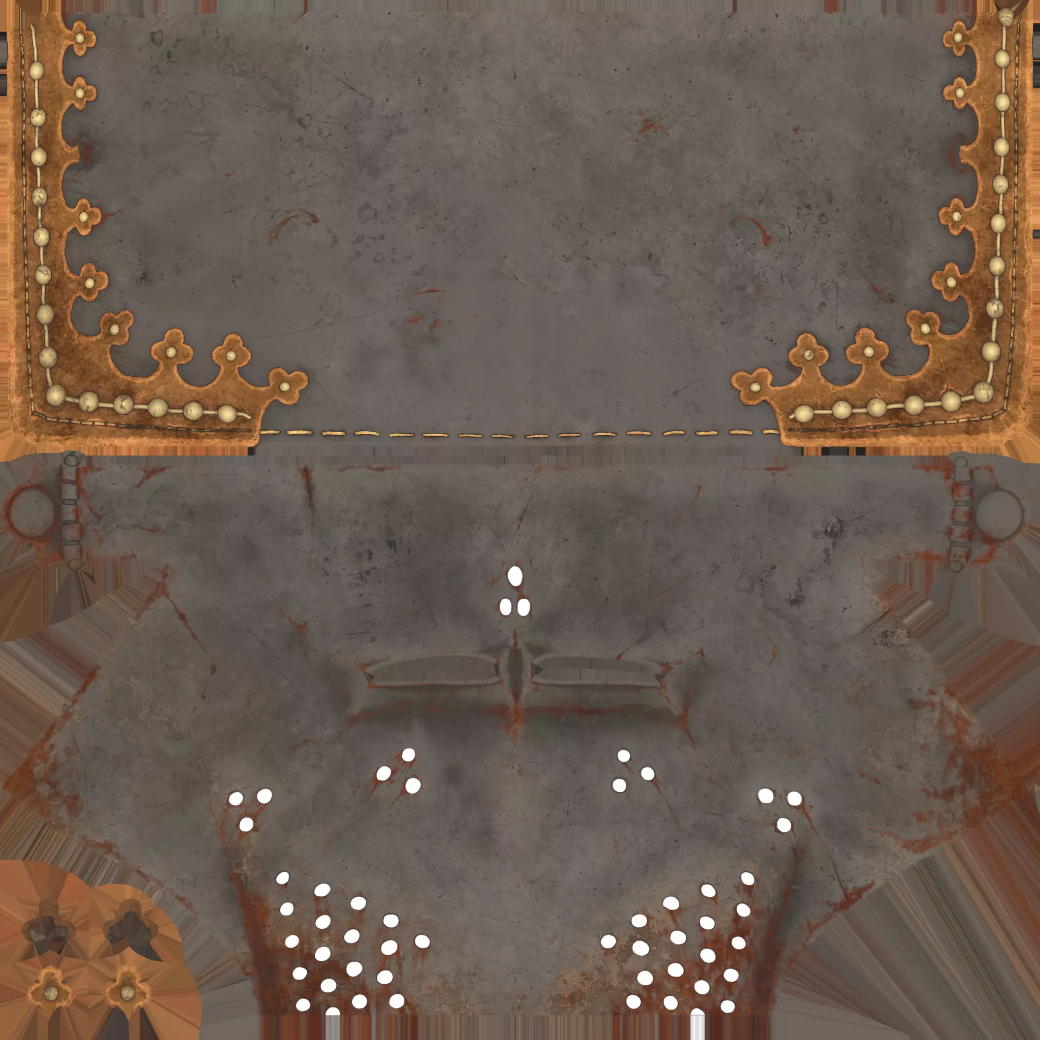 Bascinet helmet Low-poly 3D model_13