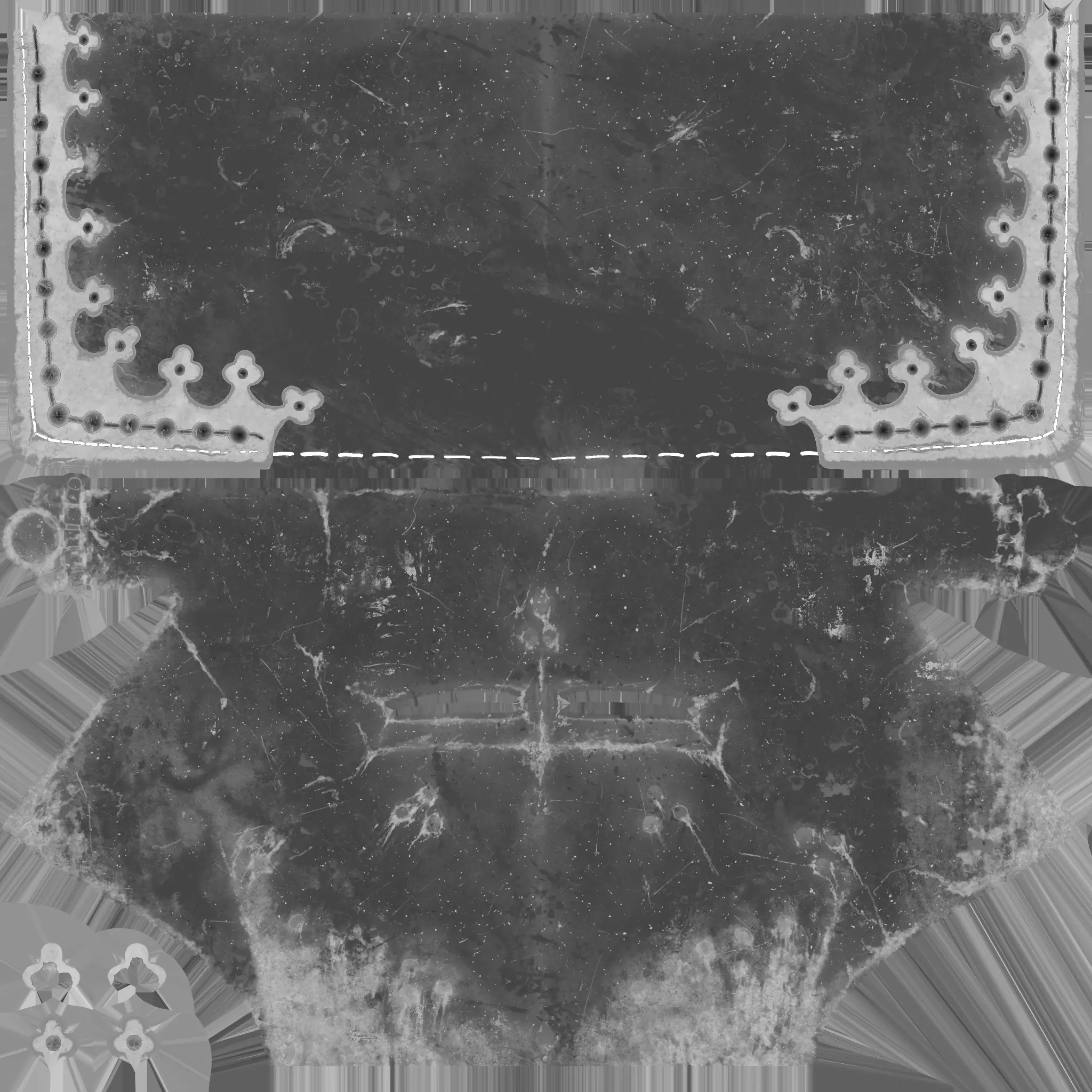 Bascinet helmet Low-poly 3D model_15