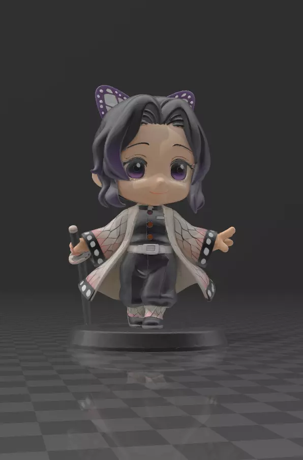 Shinobu kocho demon slayer 3D print model_5