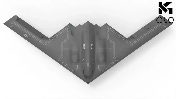 B2 Stealth Bomber Northrop Grumman Military Aircraft Plane