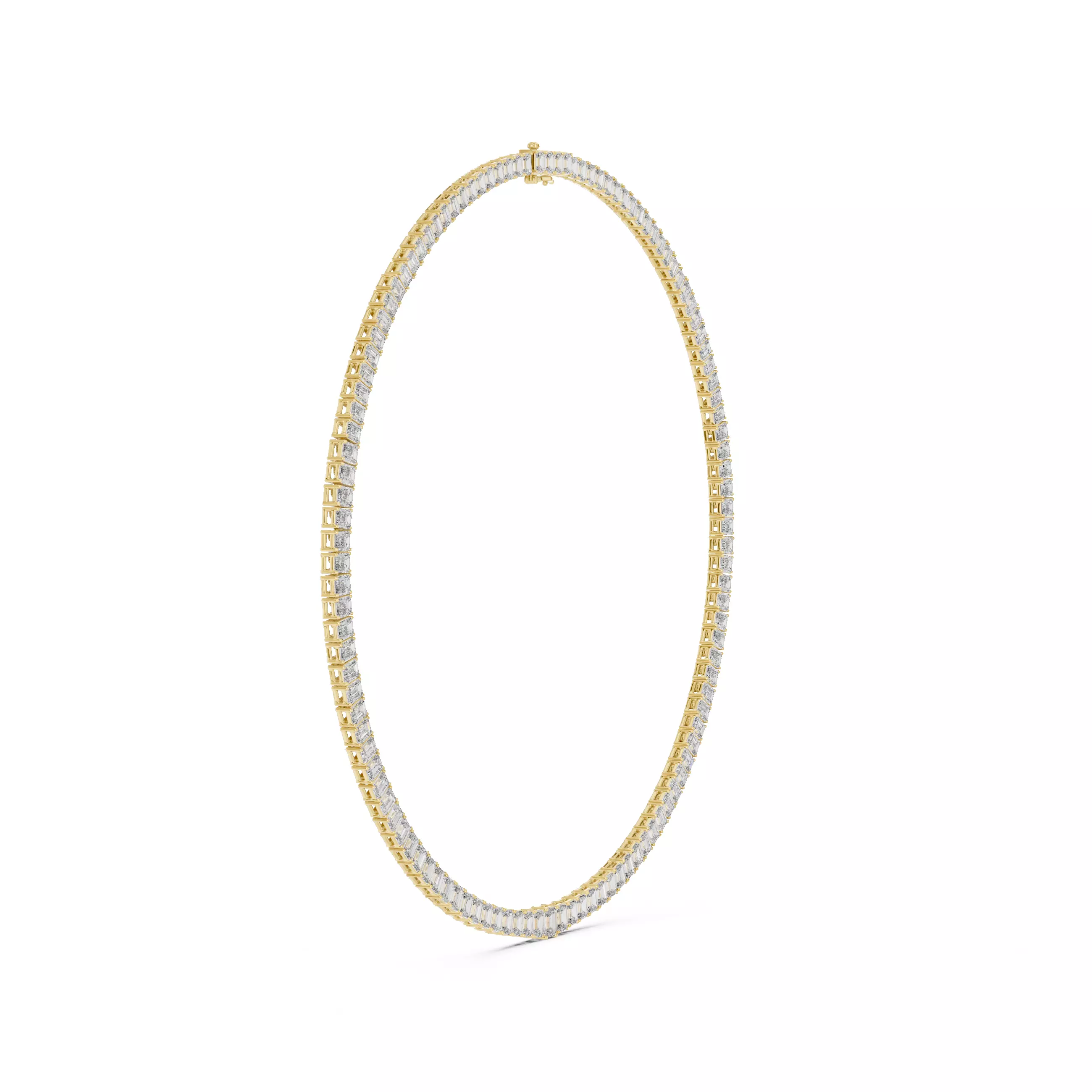 Diamond Necklace 3dm stl renders animation videos details 3D print model_10