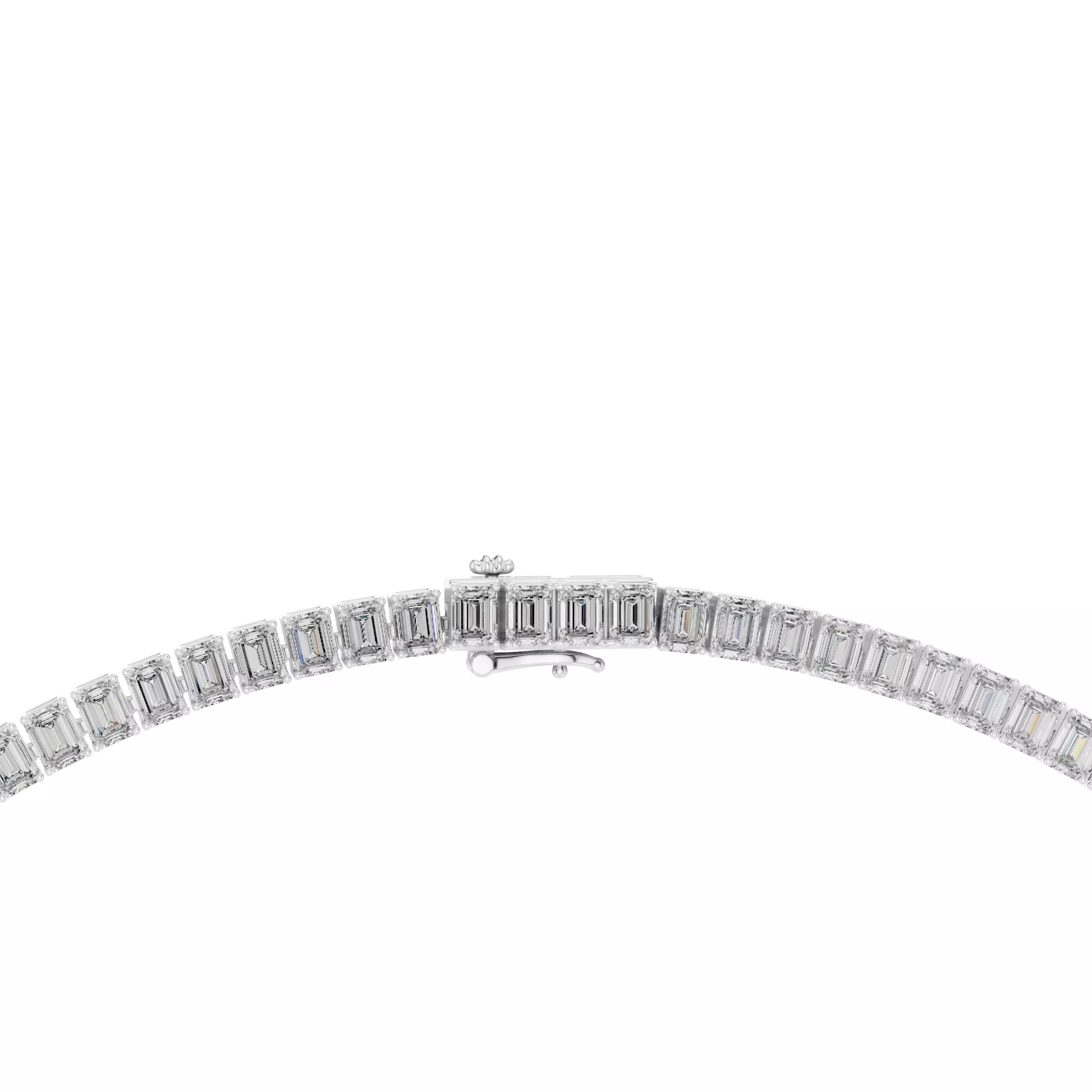 Diamond Necklace 3dm stl renders animation videos details 3D print model_7