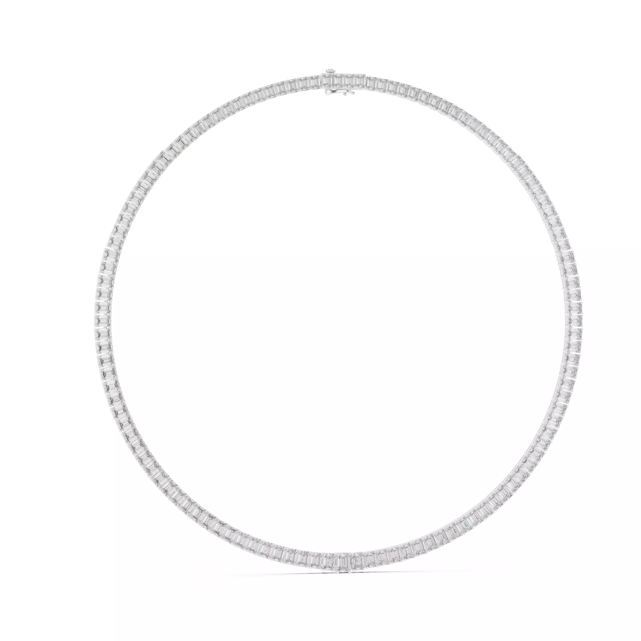 Diamond Necklace 3dm stl renders animation videos details 3D print model_4