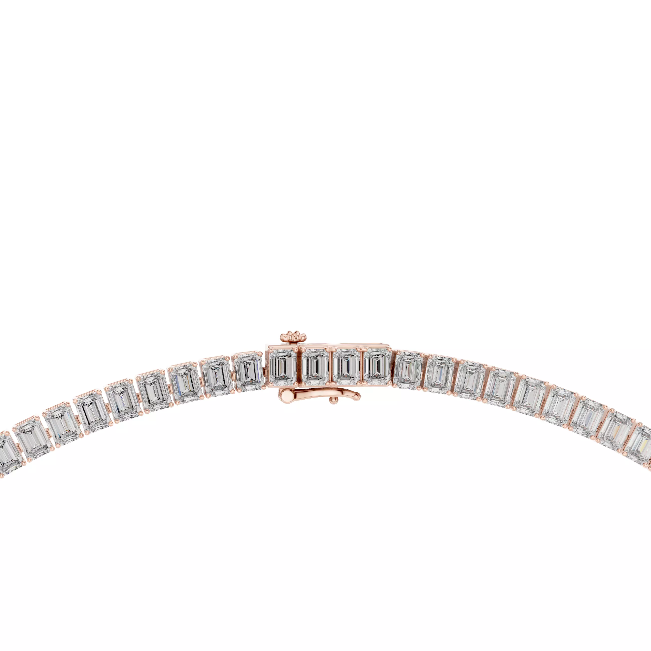 Diamond Necklace 3dm stl renders animation videos details 3D print model_3