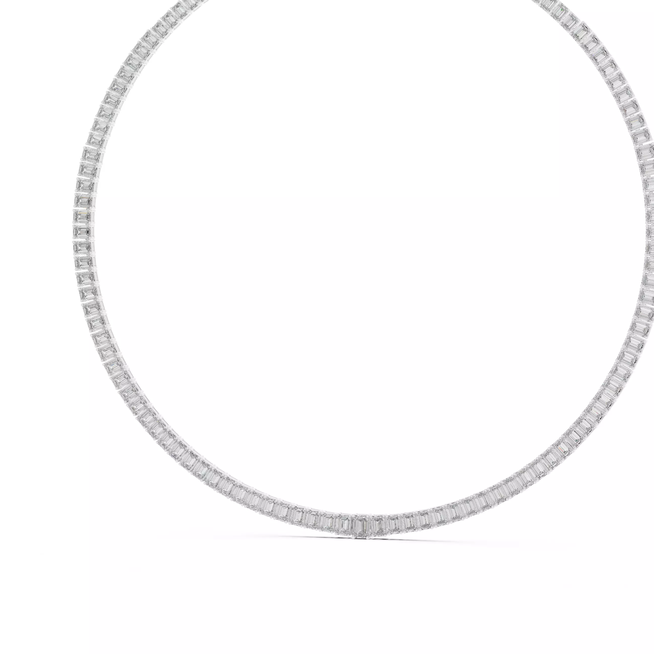 Diamond Necklace 3dm stl renders animation videos details 3D print model_5