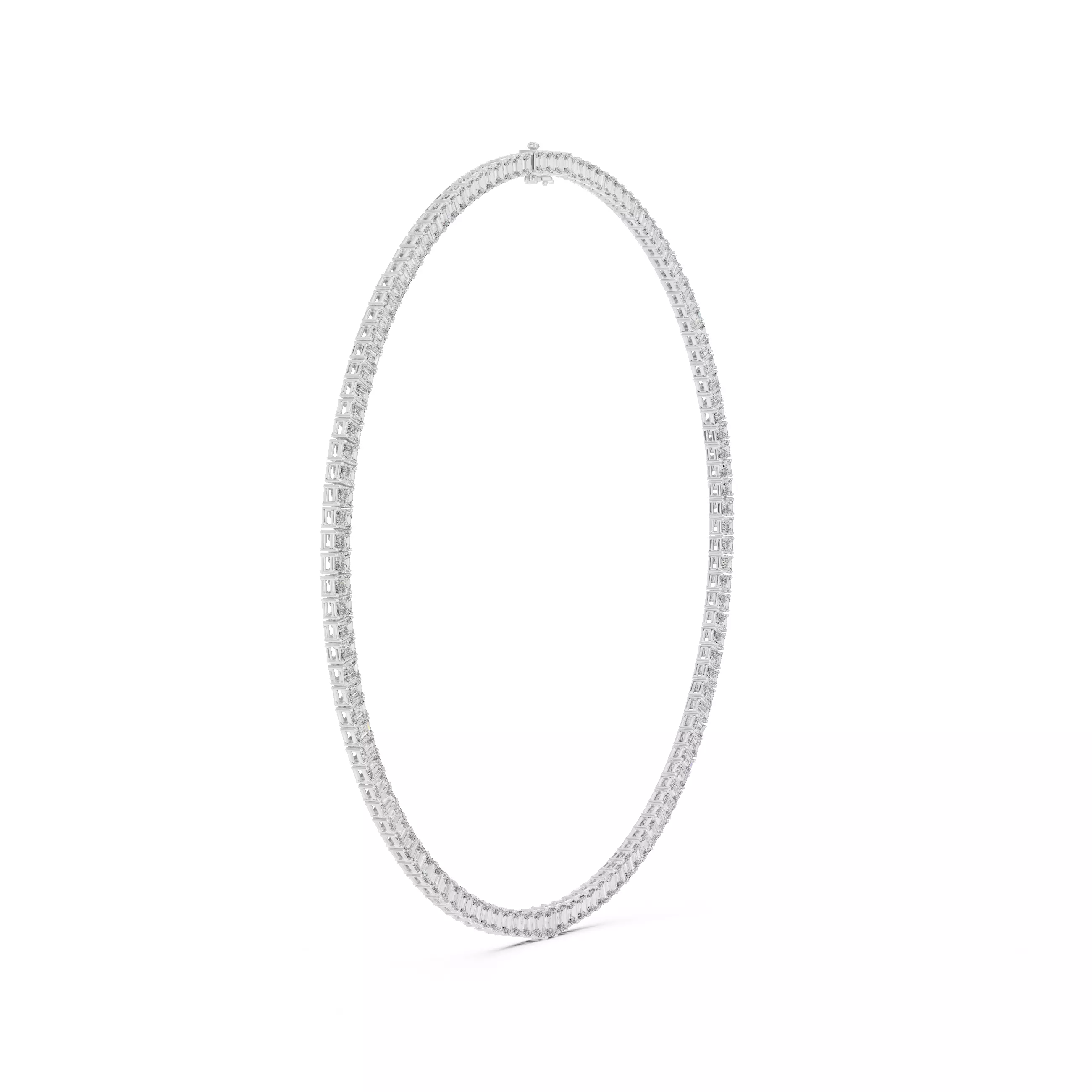 Diamond Necklace 3dm stl renders animation videos details 3D print model_6