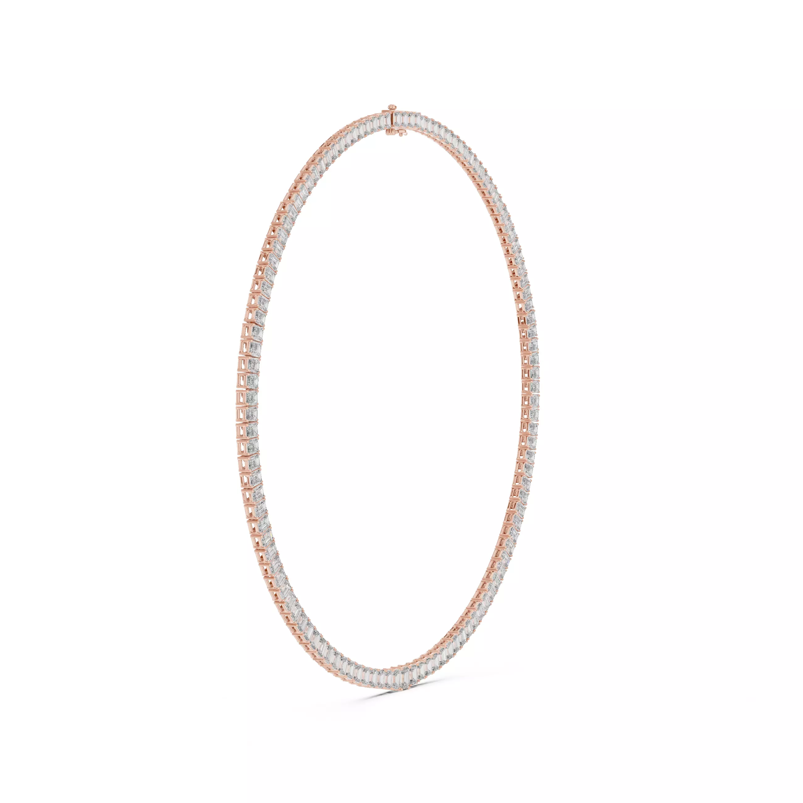 Diamond Necklace 3dm stl renders animation videos details 3D print model_2